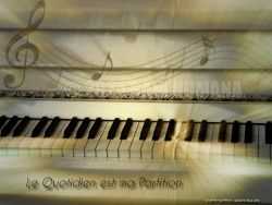 N°26 ~ LE QUOTIDIEN EST MA PARTITION